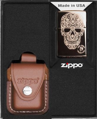 OEM Encendedor Zippo Anne Stokes Skull Set De Regalo N.&deg; 2