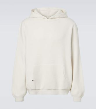 God's True Cashmere Cashmere hoodie with amethyst