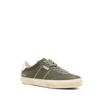 Golden Goose Calf Suede Sneakers - Green