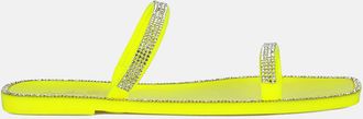 London Rag fenta diamante detail jelly flats