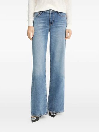 Guess Co triangle-logo jeans - women - Lyocell/Cotton - 29/34 - Blue