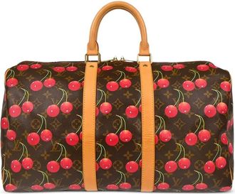 Louis Vuitton Borsone Monogram Cherry Keepall 45 2005 - Marrone