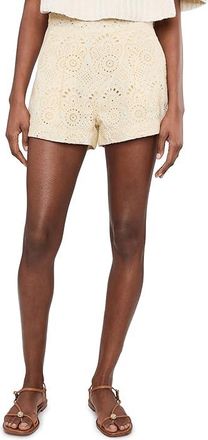 Blank NYC Roaming Free Shorts Womens Shorts Beige : LG, Cotton