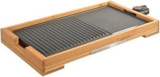 KitchenChef Kitchenchef - Plancha Parrilla El&eacute;ctrica 2000w 51x25,5cm - Kcwoodpla2000 - Kitchen Chef
