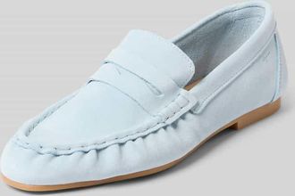 Tamaris Tamaris Loafer aus echtem Leder in Hellblau, Gr&ouml;&szlig;e 36