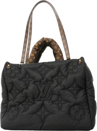 Louis Vuitton Black Brown Tote Bag (Pre-Owned)