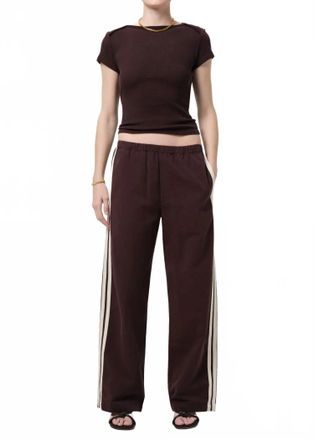Citizens Of Humanity Aurora Track Pant In Chocolate