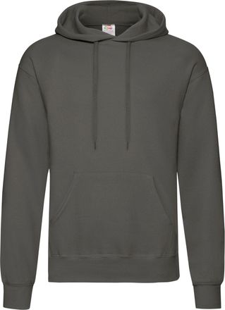 Fruit Of The Loom Unisex Volwassenen Klassiek Sweatshirt met capuchon (Licht Grafiet)
