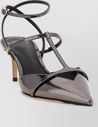 Alexandre Birman leather t-strap pumps