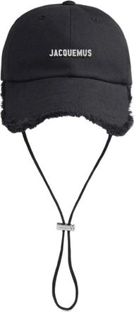 Jacquemus Zwarte hoeden voor een stijlvolle uitstraling - Dames - Petten - Zwart - ONE Size - Accessoires