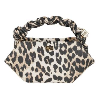 Ganni Handbags, female, Brown, Size: ONE SIZE Bou Mini Granular