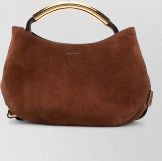 Moschino leather clutch bag
