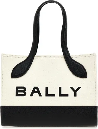 トートバッグ Bally Women's Crystalia Mini Bag Ivory WAM061CV011-I135O BALLY - CRYSTALIA COTTON CANVAS TOTE BAG - Eleonora Bonucci