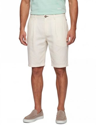 N-Z-A- NEW ZEALAND AUCKLAND Chino shorts New Zealand cr&egrave;me katoen linnen