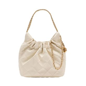 Tory Burch Tory Burch, Shoulder Bags, female, Beige, Size: ONE SIZE Fleming Mini Shoulder Bag