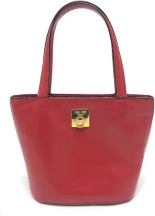 Celine Pre-owned Handbags, female, Red, Size: ONE SIZE Pre-owned Leather celine-bags