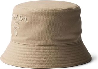 Prada Cappello bucket Drill - Toni neutri