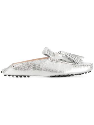 Tod's Gommino loafers - Metallic