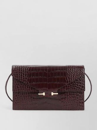 Tom Ford croco mini shoulder bag metal detail
