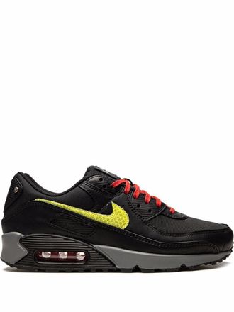 Nike Air Max 90 low-top sneakers - unisex - Leather/Polyester/Rubber - 11.5 - Black