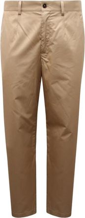 Dolce & Gabbana Pantalone Katoen/Zijde Broek - Heren - Chinos - Beige - S - Katoen - Broeken