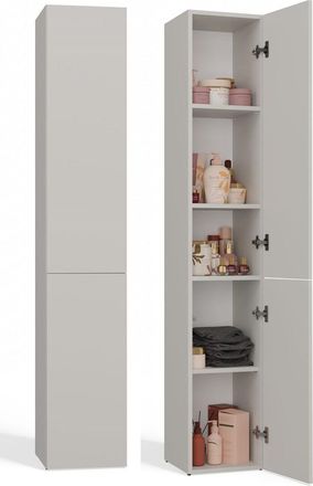 OEM Estanter&iacute;a Para Armario De Ba&ntilde;o De Puerta Larga Tip-on Cashmere &iexcl;amplia Y Elegante