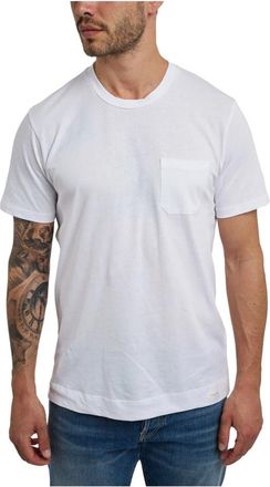 Daniele Fiesoli T-shirt met ronde hals - Heren - T-shirts - Wit - XL - Katoen - Tops