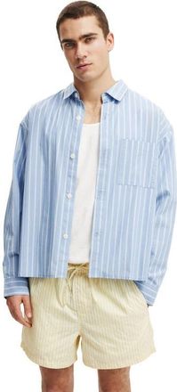 Cotton On Mens Short Short in Yellow Stripe at Nordstrom, Size Medium