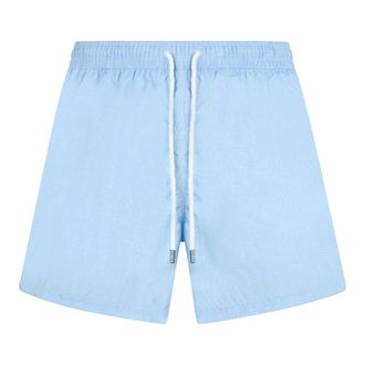 Fedeli Beachwear, male, Blue, Size: S Madeira Swim Shorts