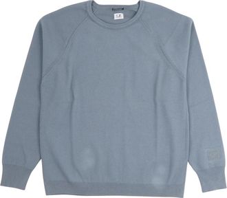 C.P. Company Ronde hals gebreid - Heren - Ronde hals truien - Blauw - L - Truien & Vesten