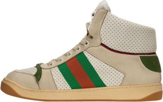 Gucci Screener High White Green 563485-0YI30-9560