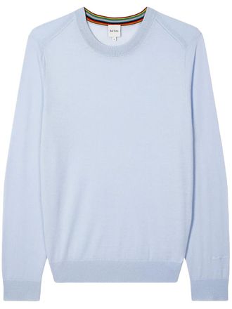 Paul Smith merino wool sweater - men - RWS Merino Wool - L - Blue