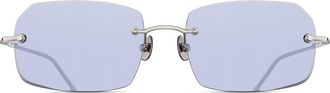 Matsuda M5004 PW Mens Sunglasses Silver Size 57