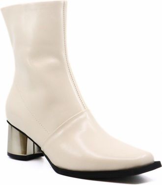 All Black Wow Bootie In Ivory