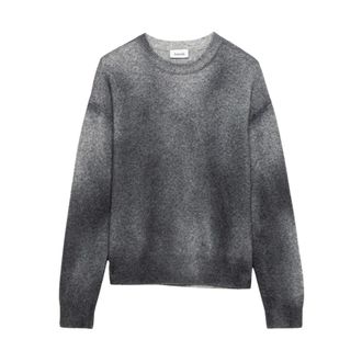 Amish Round-neck Knitwear, male, Gray, XL, Crew Neck Over