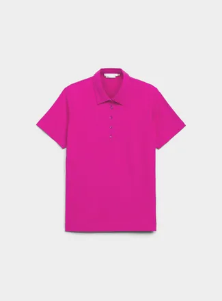 Contemporaine Womens Organic cotton plain polo shirt