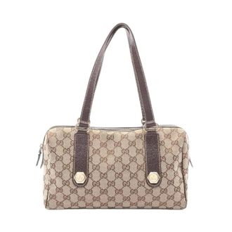 Gucci Pre-owned Handbags, female, Beige, Size: ONE SIZE Pre-owned GG Canvas Handbag