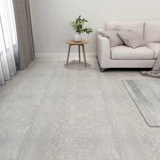 vidaXL vidaXL Tavole per Pavimenti 55 pcs Grigio chiaro 5,11 m&sup2; PVC