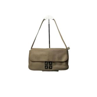 Givenchy Pre-owned 4G Canvas Handtas - Dames - Pre-owned - Beige - Maat: ONE Size Wol