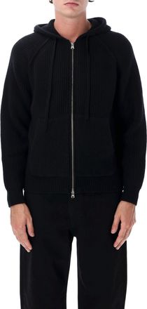 Dunst Ribbed Hooded Knit Cardigan