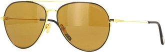 Tom Ford FT0996 01J Yellow Gold/Vintage Brown
