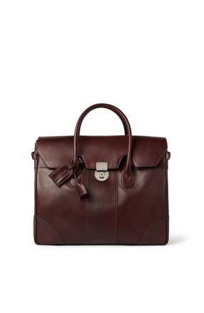 Brunello Cucinelli Calfskin Boston casual bag in Burgundy at Nordstrom