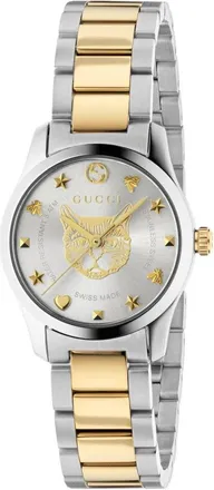 Gucci Accessoires, Dames, Grijs, ONE Size, G-Timeless Horloge