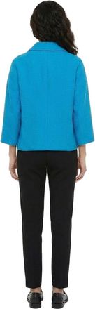 Dolce & Gabbana Womens Turquoise Cotton Shell Jacket Clothing
