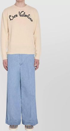 Valentino Garavani valentino crewneck knit sweater