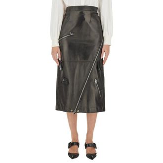 Alexander McQueen Mujer, Faldas, Negro, Talla: S