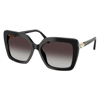 Swarovski Sk6049 Sunglasses - female - Swarovski - Sunglasses - Black - 57 MM - Accessories