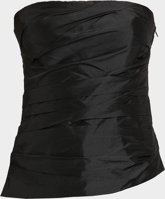 SIMKHAI Emerson Ruched Bustier