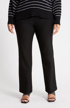 Eileen Fisher Kick Flare Pants in Black at Nordstrom, Size 1X