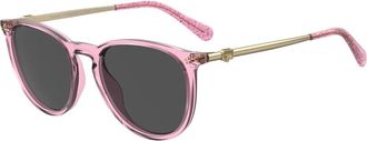 Chiara Ferragni CF 1005/S Zonnebril - Dames - Zonnebrillen - Roze - 53 MM - Accessoires